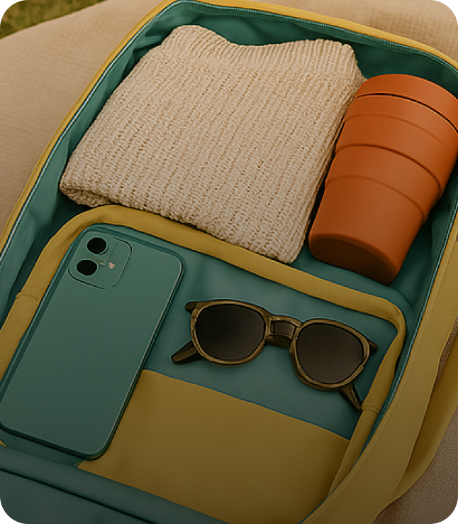 What’s in Our Bag? The Kodo Team’s Adventure-Ready Essentials